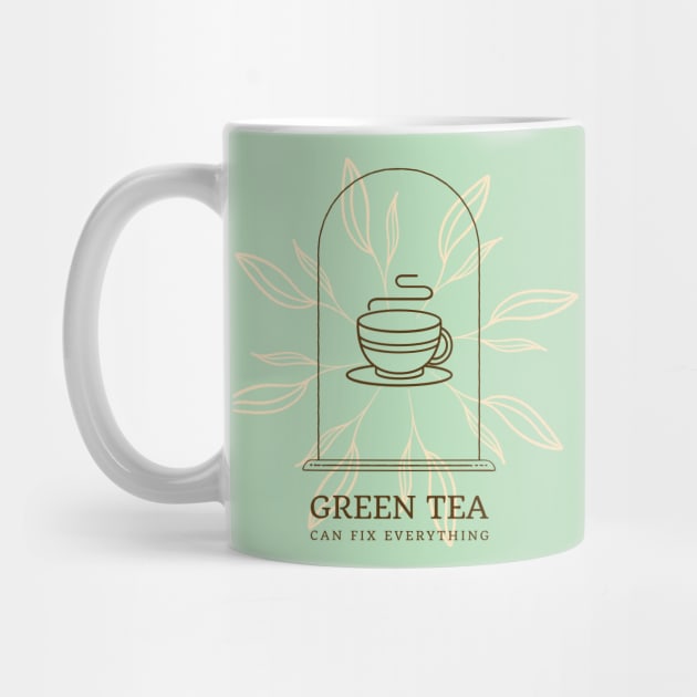 Green Tea can fix Everything by Octeapus